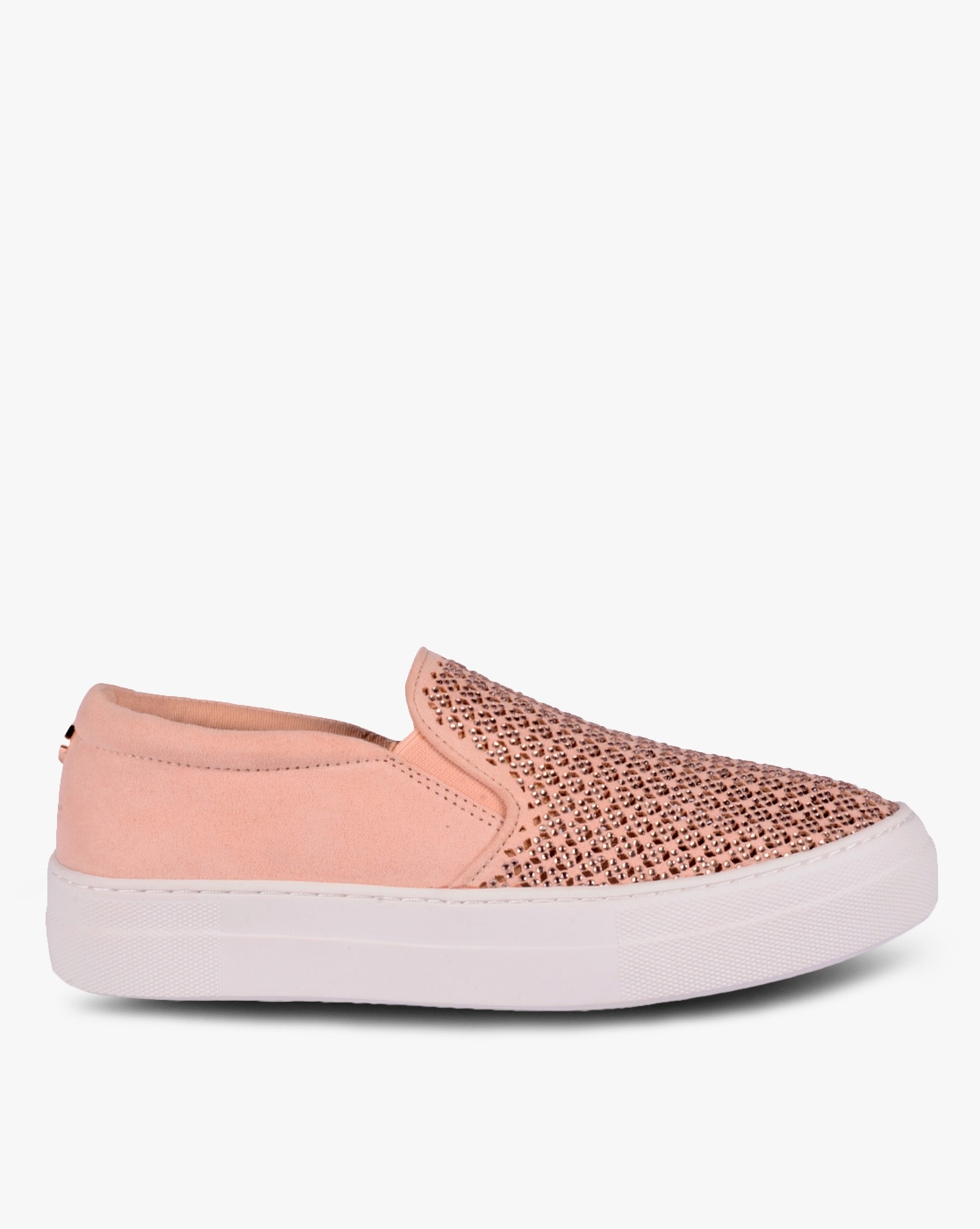 blush slip on sneakers