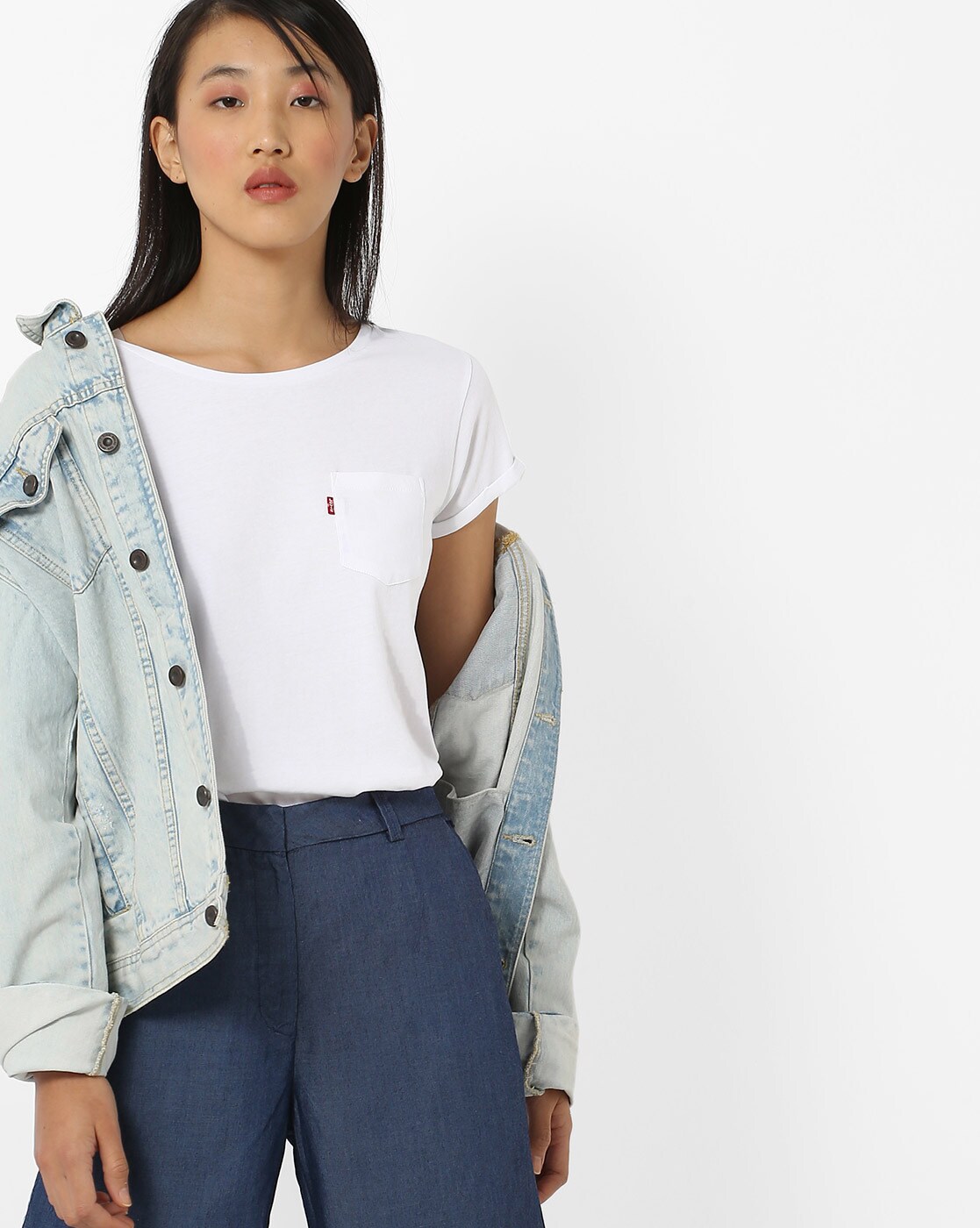levis pocket t shirt women's