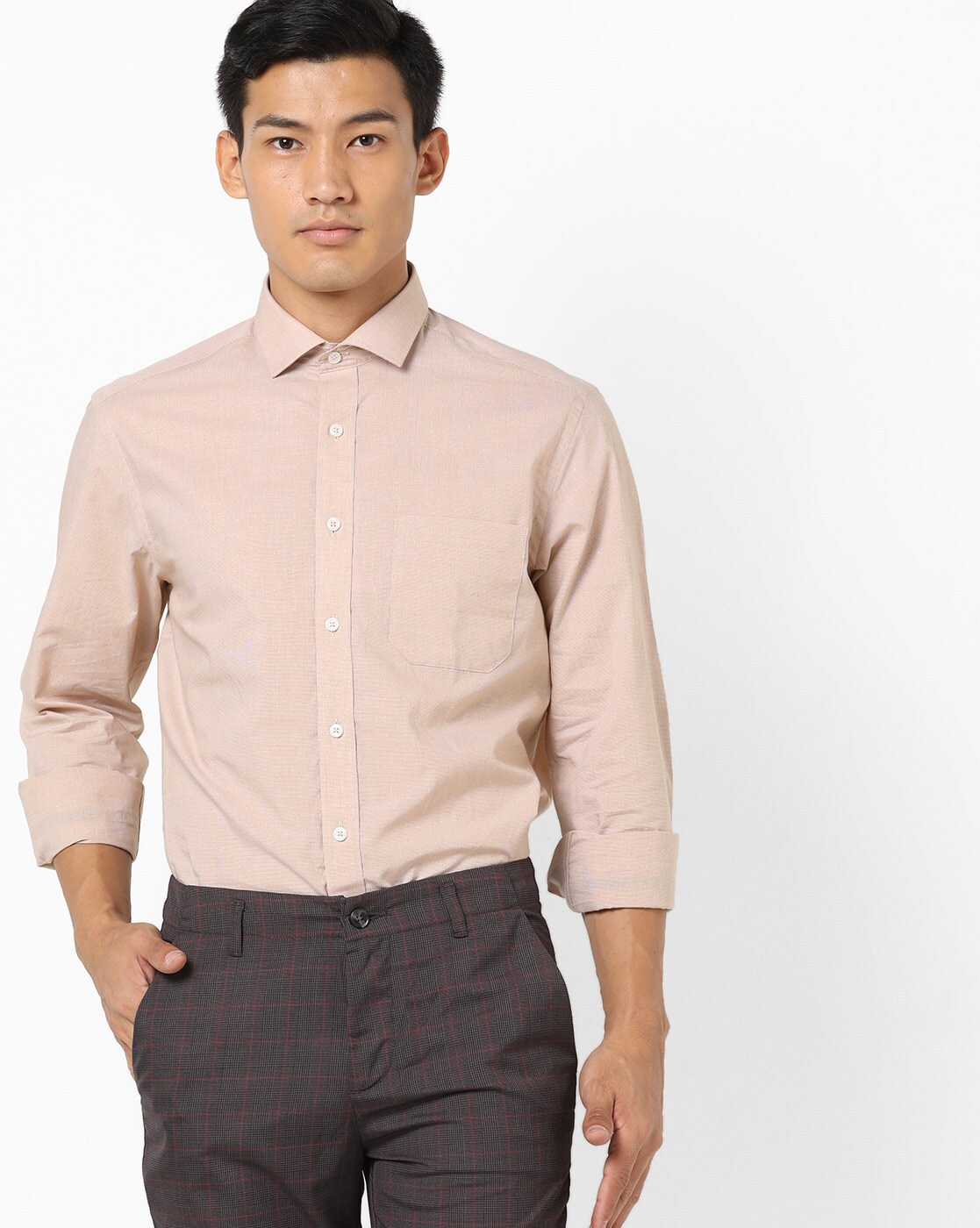 Buy Beige Shirts For Men By Network Online Ajio Com