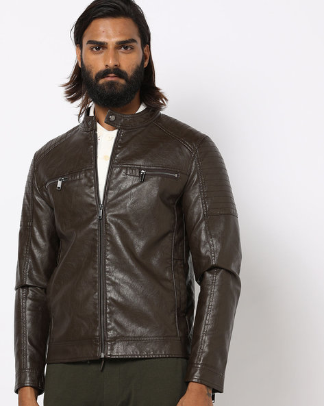 John players 2025 leather jacket