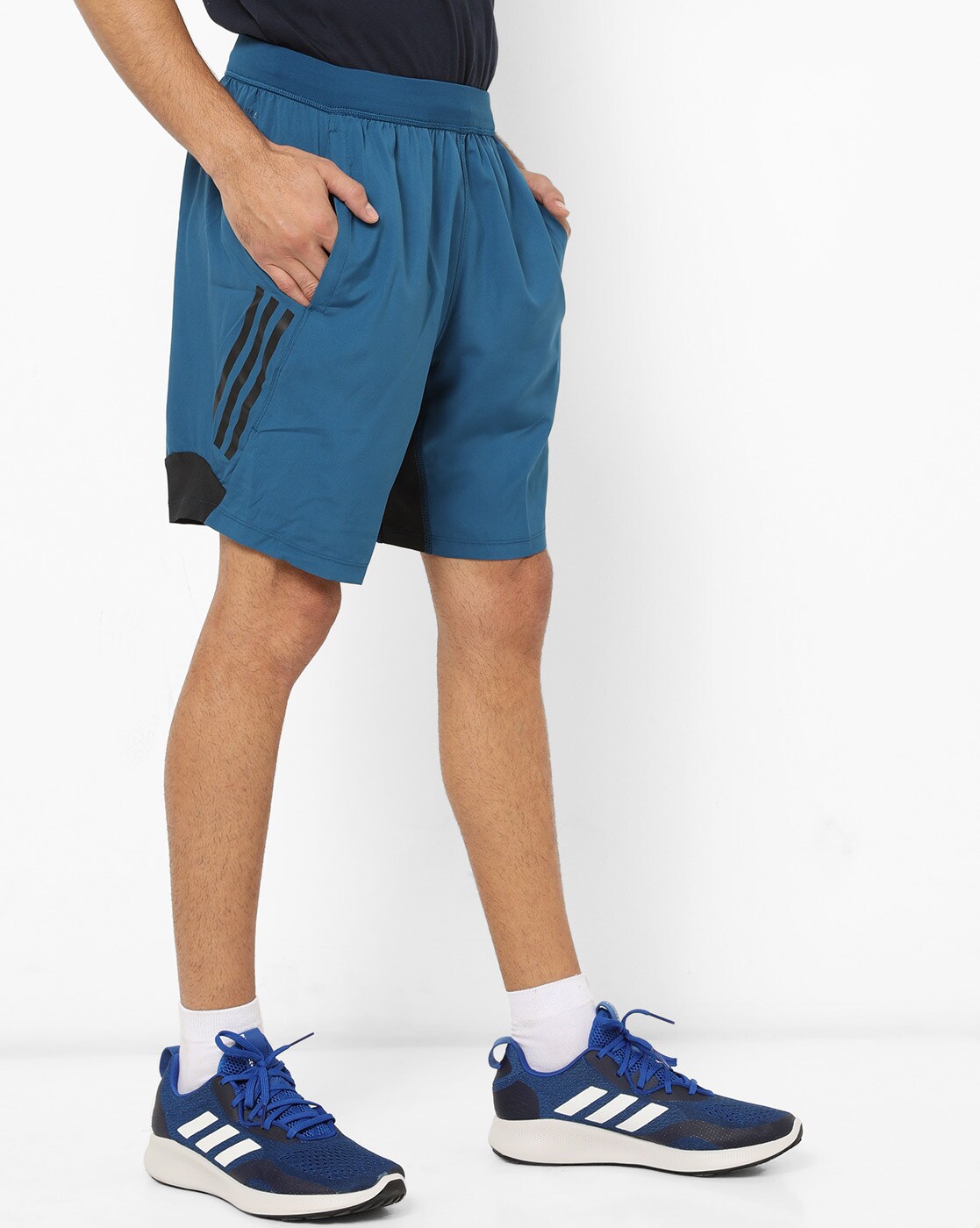 adidas shorts blue mens