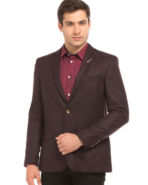 Arrow maroon blazer best sale