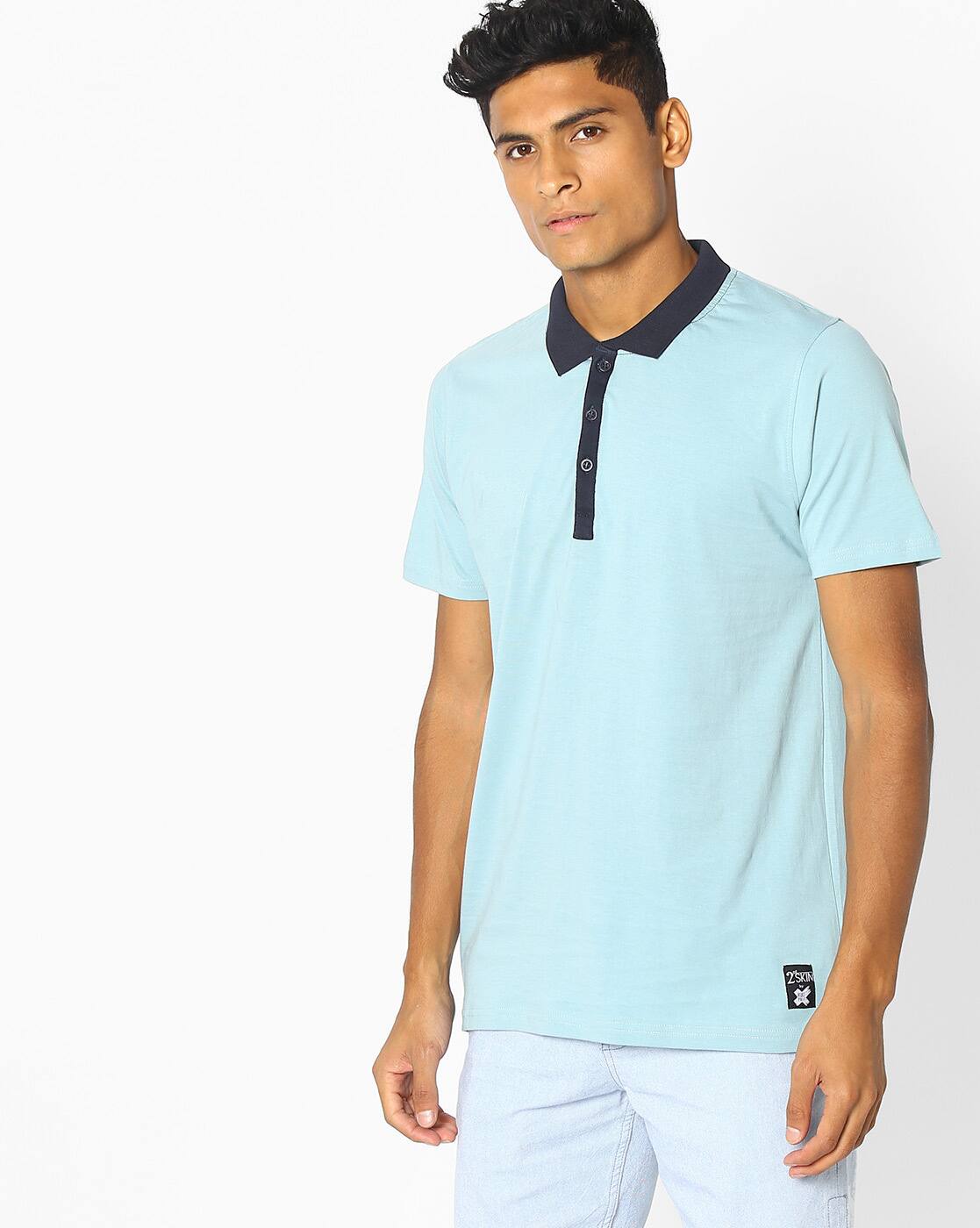 muscle fit polo t shirt