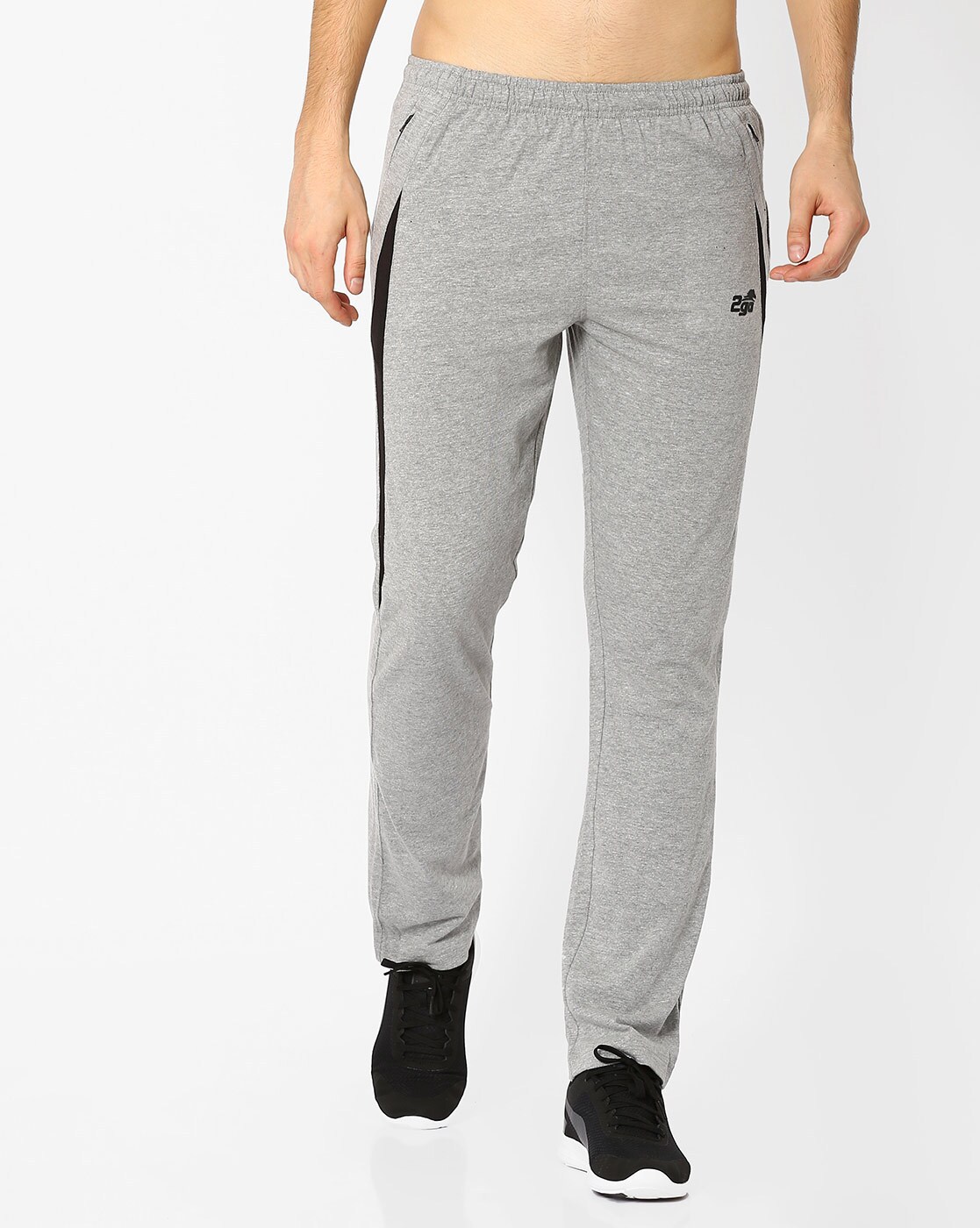 Buy Charcoal Track Pants for Men by 2Go Online | Ajio.com