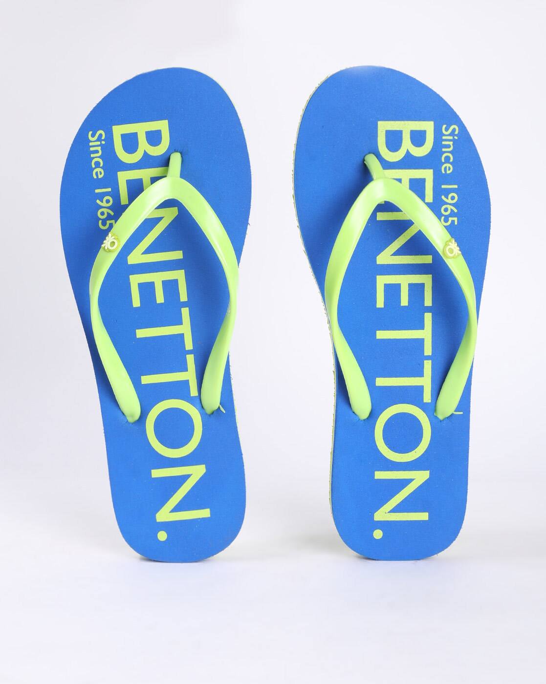 women's royal blue flip flops