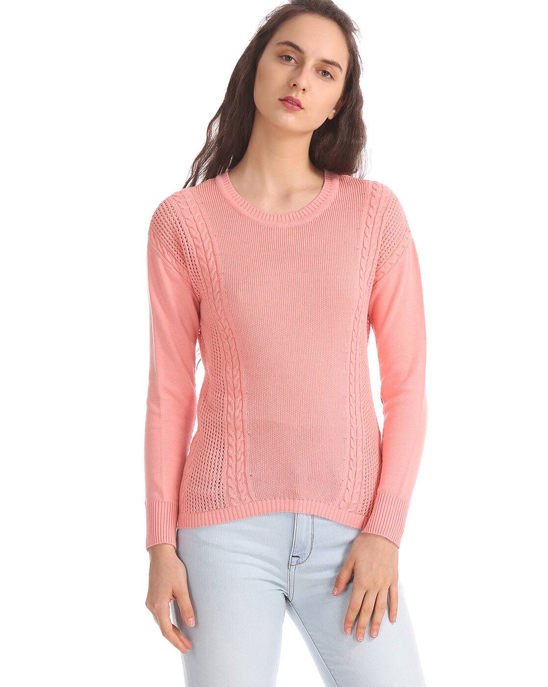 aeropostale pink sweater