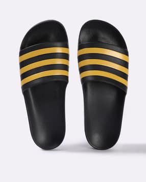 adidas Adilette Aqua Striped Sliders with Signature Branding-picture-52