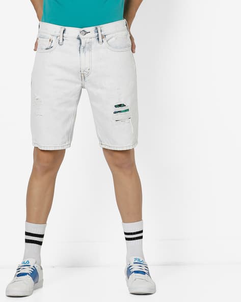 Buy Light Blue Shorts 3/4ths for Men by LEVIS Online