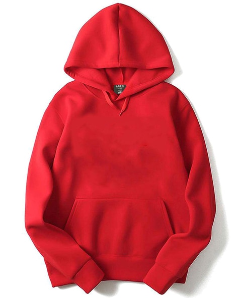 full red hoodie