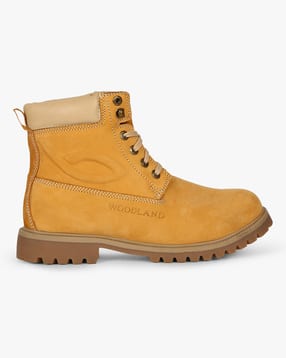 woodland Genuine Leather Lace-Up Boots-picture-14