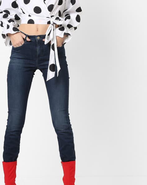 Mid-Rise Skinny Jeans