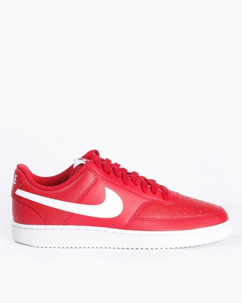 nike red shoes without laces
