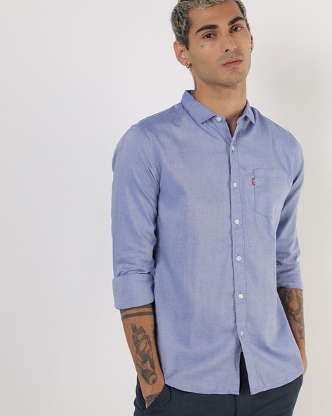 levis light blue shirt