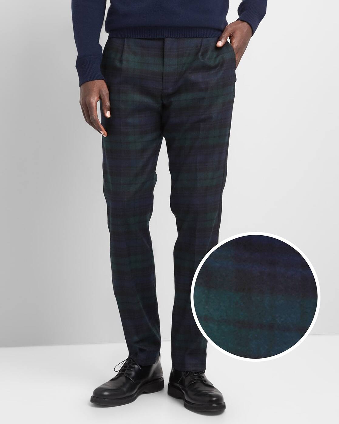 gap tartan trousers