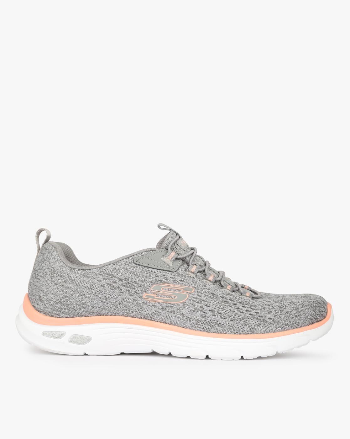 Grey Casual Shoes for Women by Skechers 