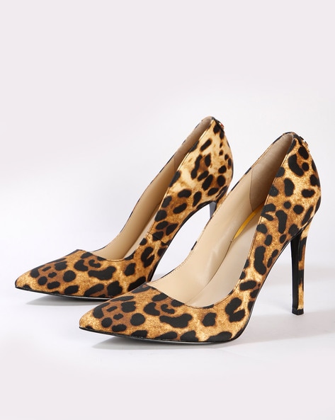 animal print stilettos