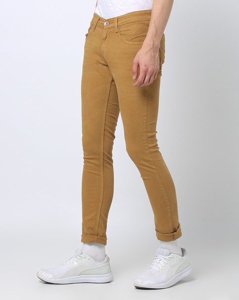 slim skinny khaki pants