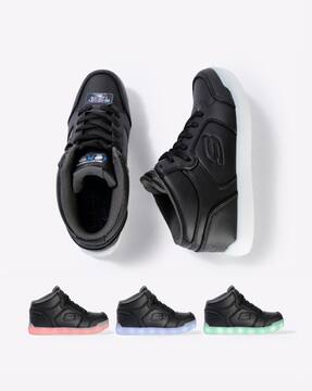 black high top skechers