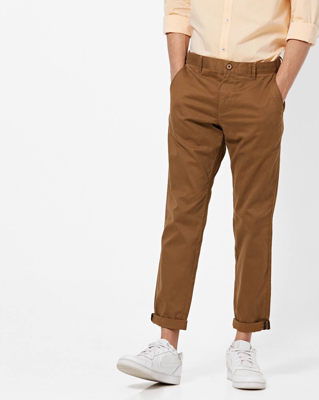 mid rise chinos mens