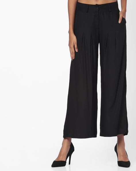 Mid-Rise Pleated Pants Price in India