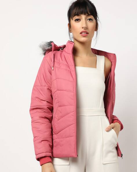 pink quilted jackets