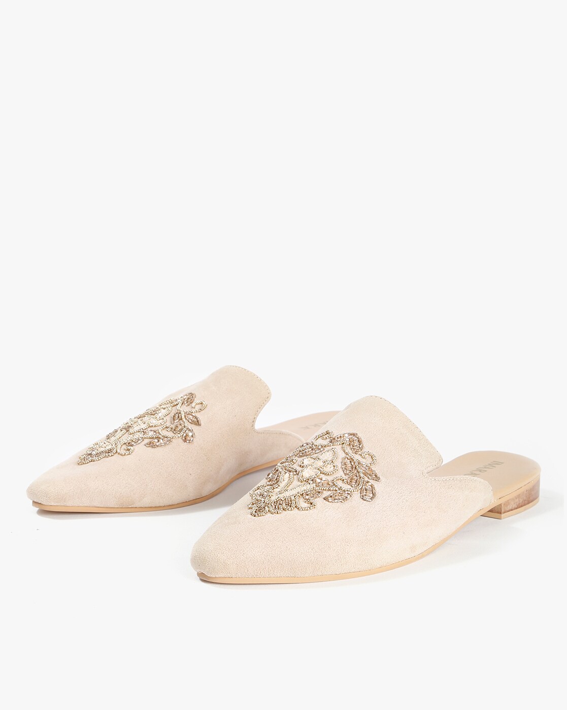 Buy Beige Flat Sandals for Women by 