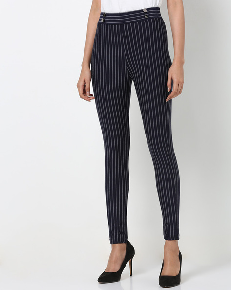 Striped jeggings sales online