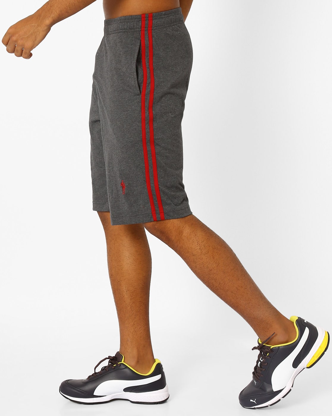 Buy Charcoal Grey Shorts for Men by 