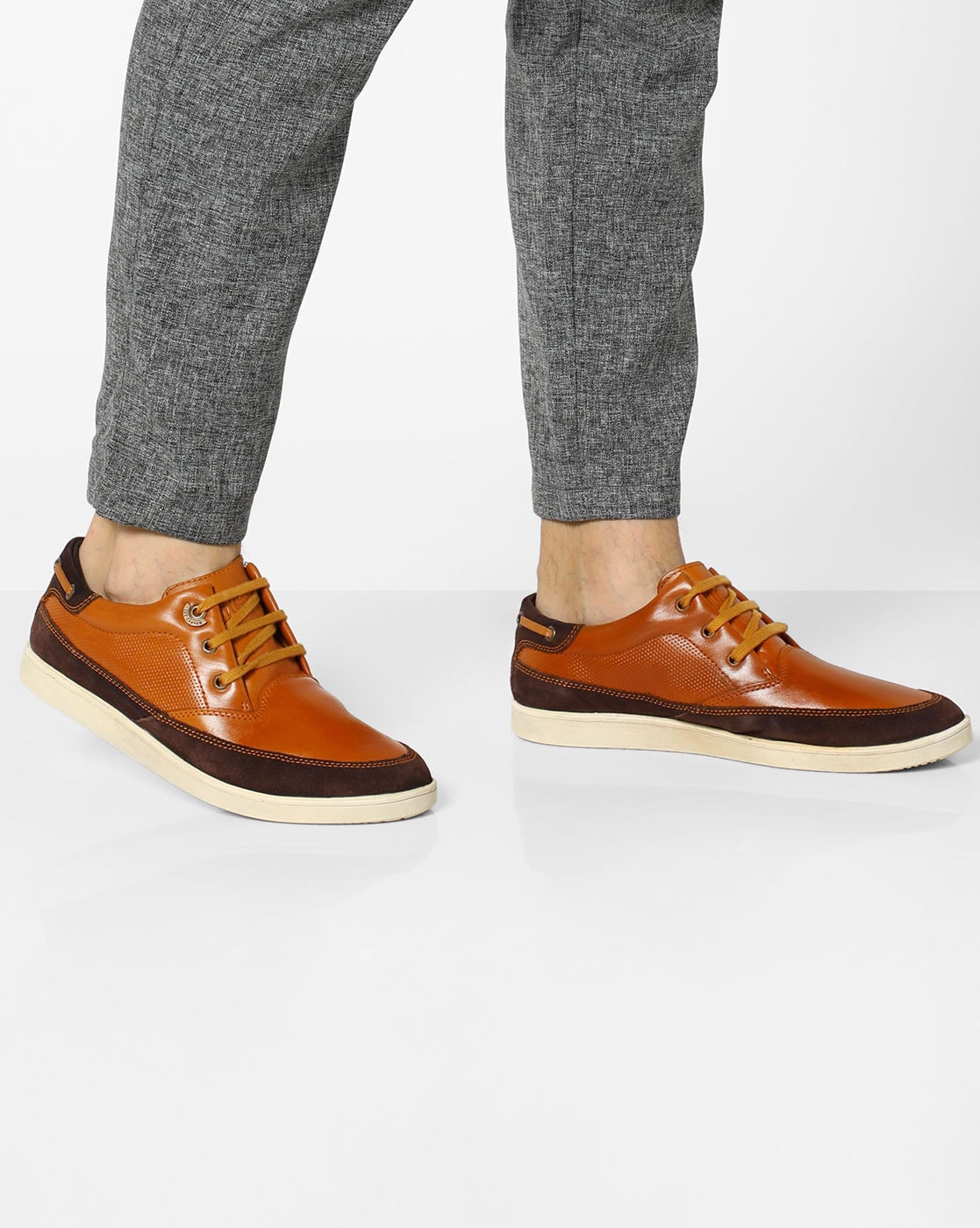 Tan Casual Shoes for Men by Lee Cooper 