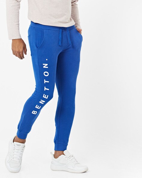 Buy Blue Trousers & Pants for Men by UNITED COLORS OF BENETTON