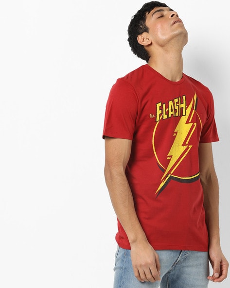 flash crimson shirt