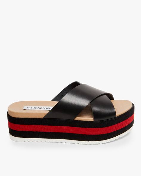 steve madden criss cross slippers