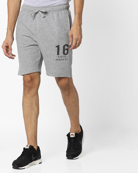 Sweat Shorts with Placement Print