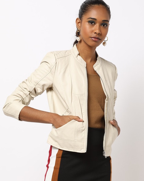 Bereiken Verdachte bijvoorbeeld Buy Beige Jackets & Coats for Women by Vero Moda Online | Ajio.com