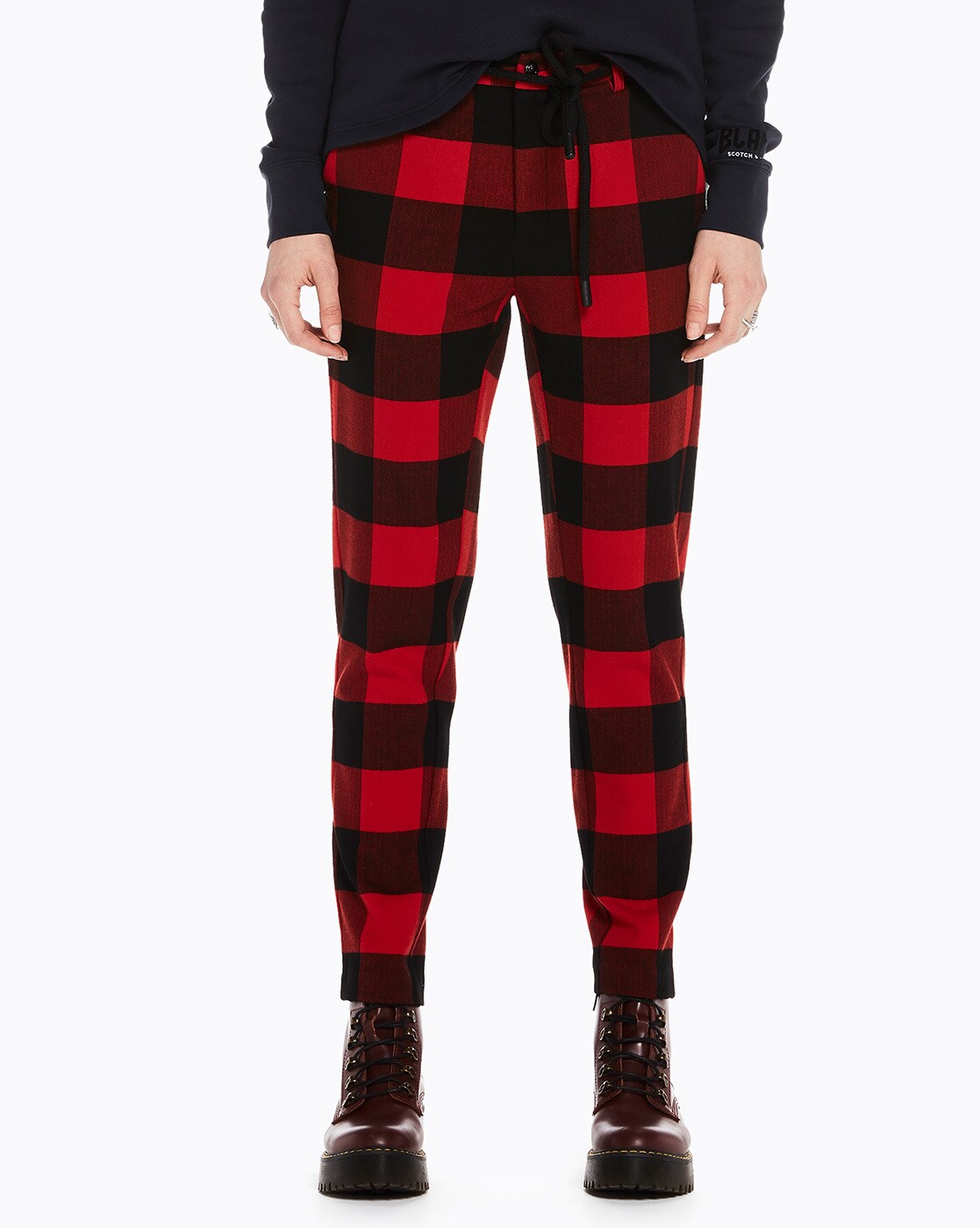 BBG Black Red Riding Pant  Buy online in India