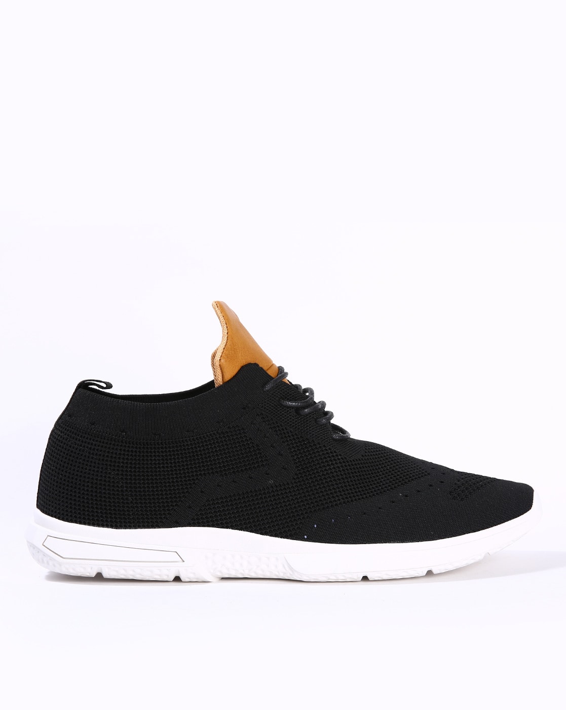 ajio black shoes