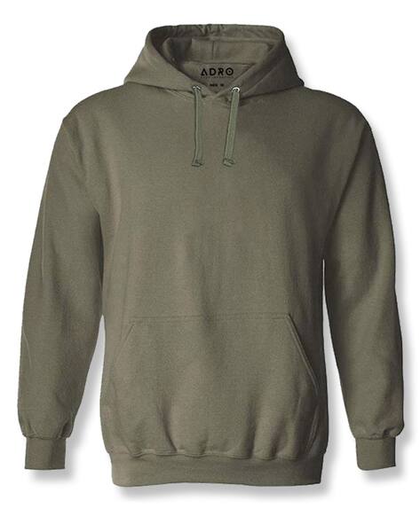 olive green sweatshirt men's