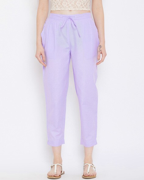 next purple trousers