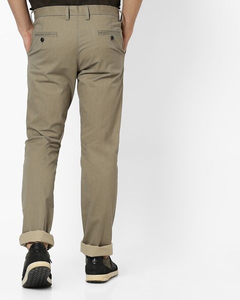 Buy Brown Trousers & Pants for Men by INDIAN TERRAIN Online