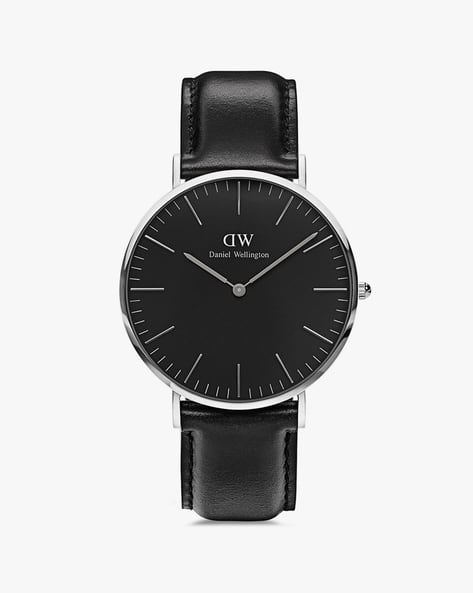 Classic Sheffield 36mm Black Dial Analog Watch - For M...