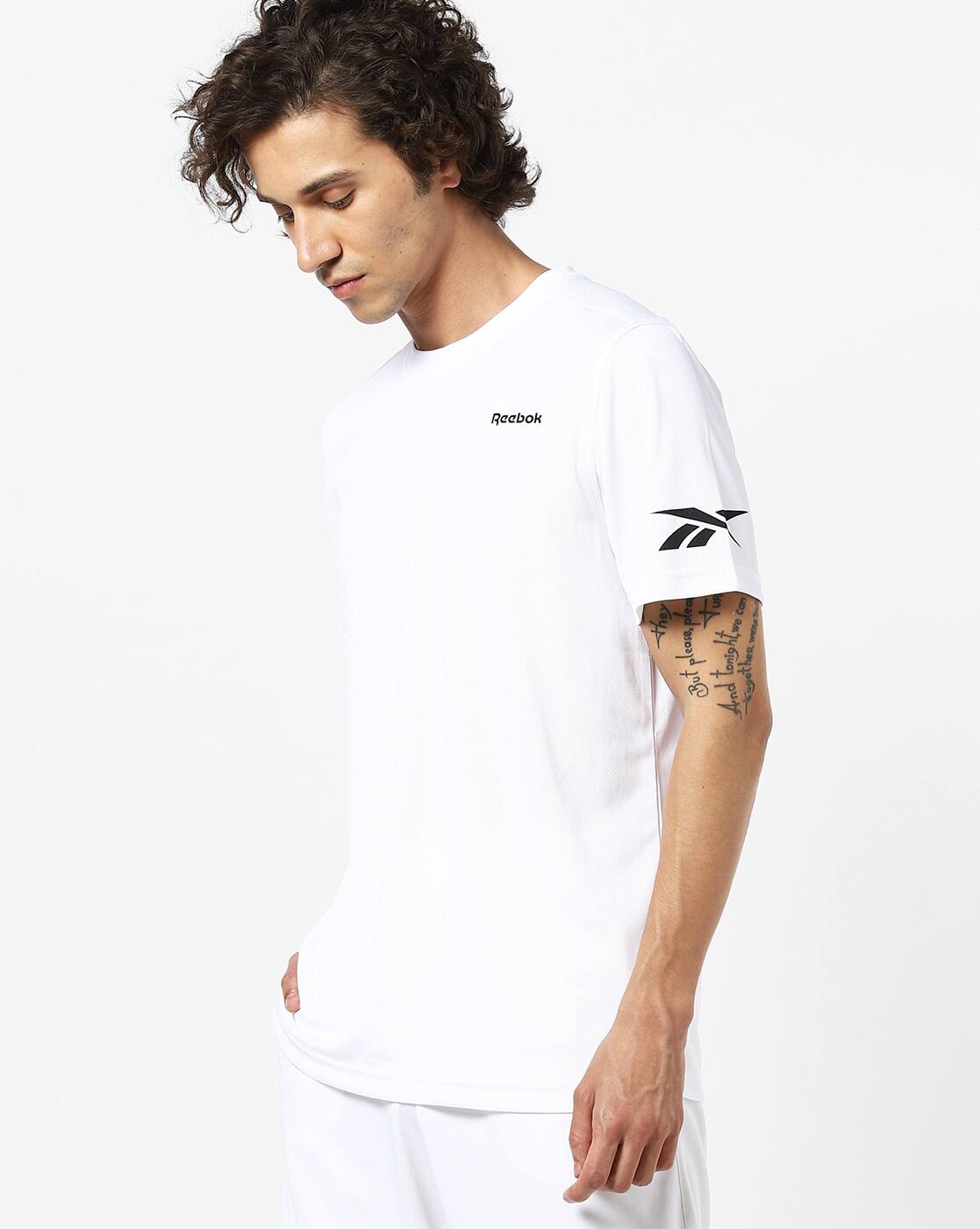 reebok white t shirt