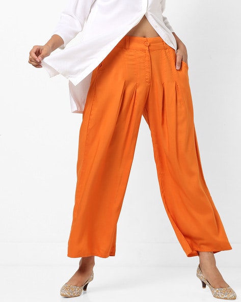 Mid-Rise Ankle-Length Pants Price in India