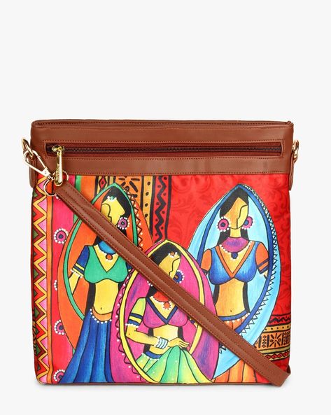 Buy Sabhyata Pot Lady - Satin Handbag With Detachable Sling Online at Best  Price | Distacart