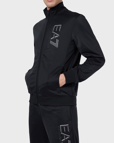 Armani slim fit tracksuit new arrivals