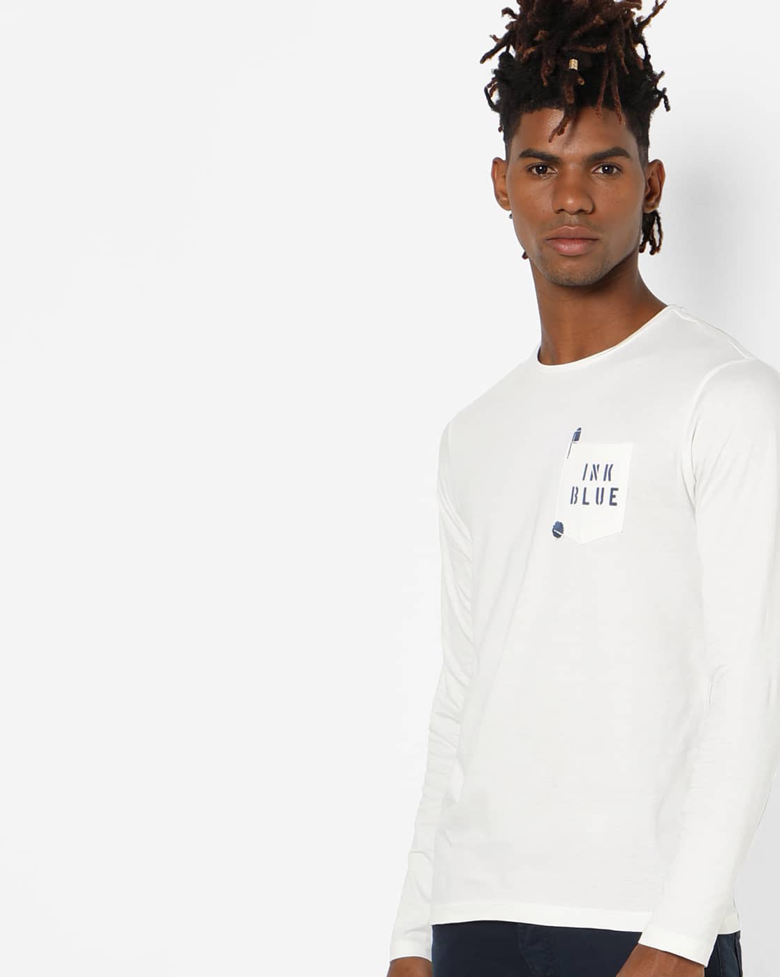 Buy White Tshirts for Men by AJIO 