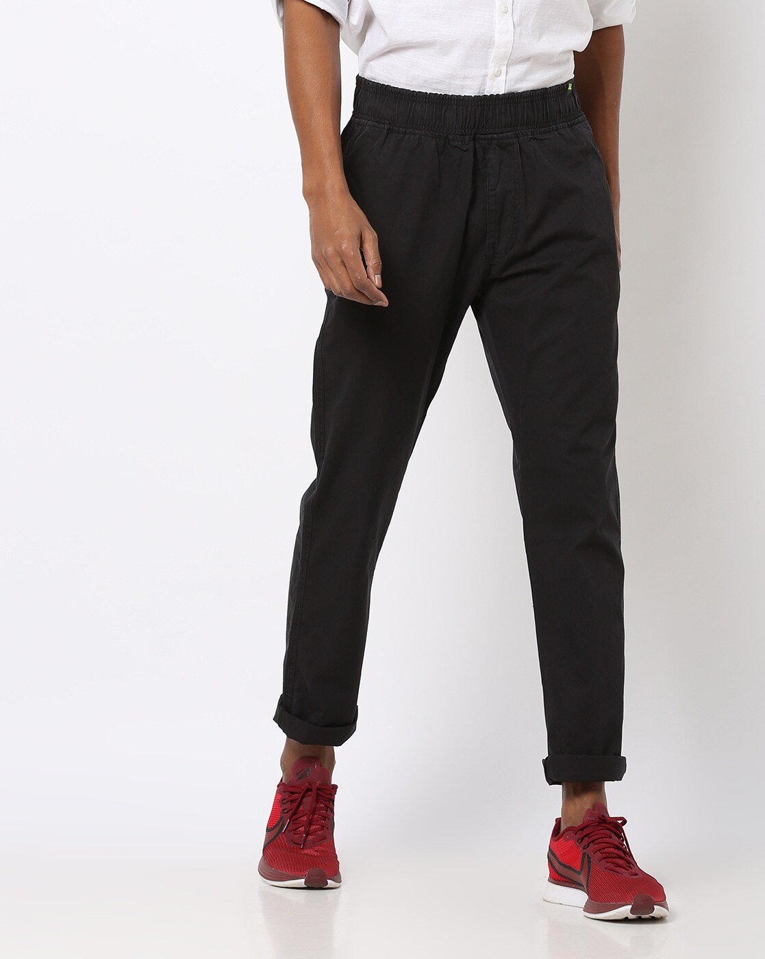 Arrow Newyork Formal Trousers  Buy Arrow Newyork Elasticated Waist Formal  Trousers Online  Nykaa Fashion