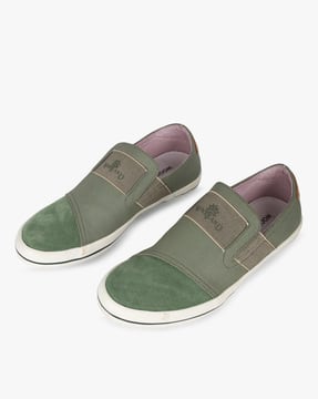 Panelled Slip-On Casual Shoes