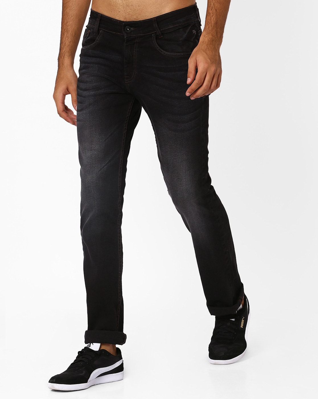 mufti straight fit jeans