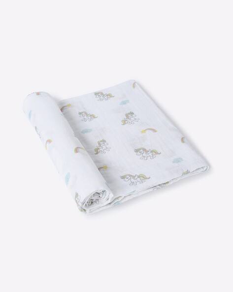 unicorn swaddle blanket