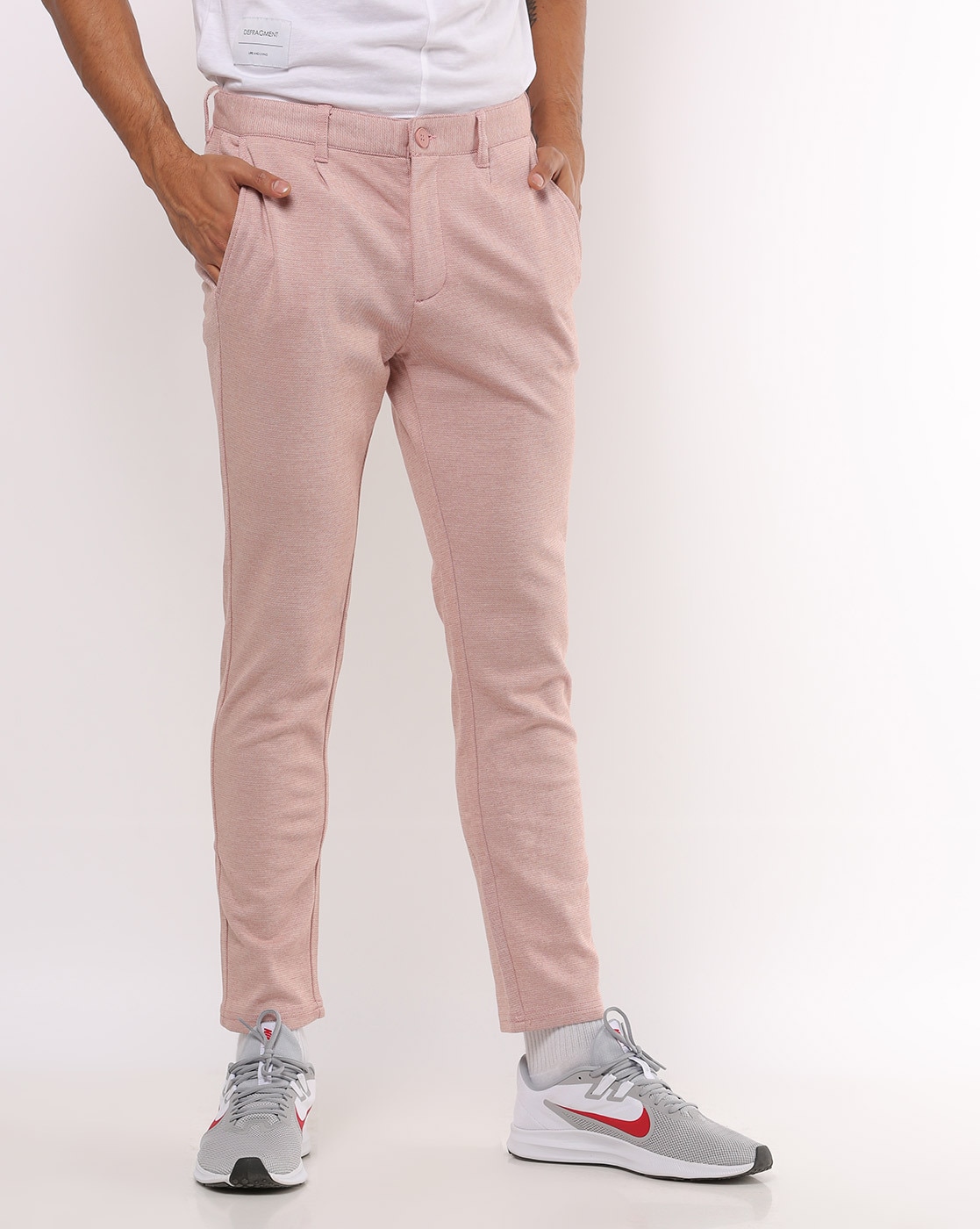 HIGHLANDER Slim Fit Men Pink Trousers  Buy HIGHLANDER Slim Fit Men Pink  Trousers Online at Best Prices in India  Flipkartcom